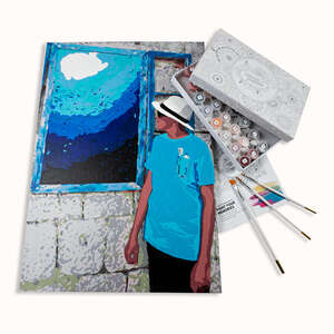 Malen nach Zahlen 35x50-Rahmen - 50 x 35 cm