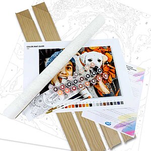 Malen nach Zahlen 70x50-DIY Rahmen - Individuelles Malen nach Zahlen, Malen nach Zahlen Kit, Malen Sie Ihr Foto, personalisiertes Malen nach Zahlen Malen nach Zahlen 70x50-DIY Rahmen - 70 x 50 cm