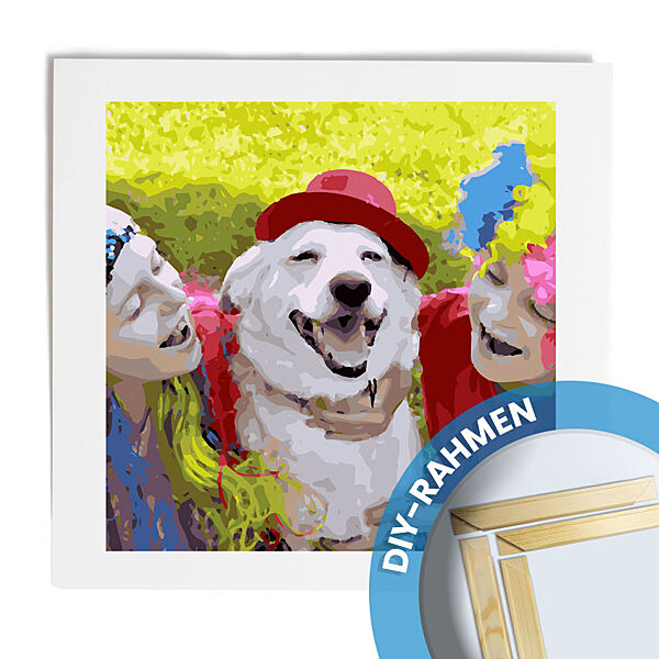 Malen nach Zahlen 50x50-DIY Rahmen